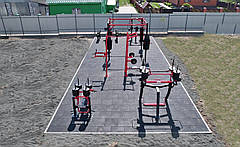 Спортивний вуличний комплекс Workout для відпрацювання ударів F902.40, фото 5