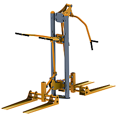 Тренажер реабілітаційний вуличний жим від грудей– тяга зверху SL-811, фото 2