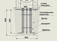 Тренажер реабілітаційний вуличний жим від грудей– тяга зверху SL-811, фото 4