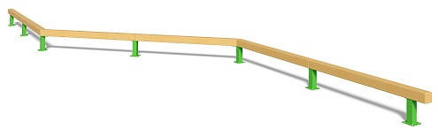 Колода балансир для спортивних майданчиків KF907.21, фото 1