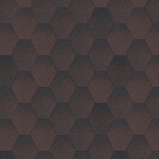 Бітумна черепиця Aquaizol "Мозаїка" Мокко