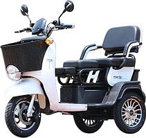 Електроскутер IDemo Trinity Max B100-LA 1000W | Міський двомісний трьохколісний електробайк