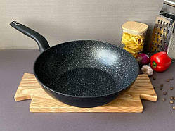 Сотейник-сковорода ал. 26см 77103 WOK кований, індукція GREY TITAN ТМ KRAUZER