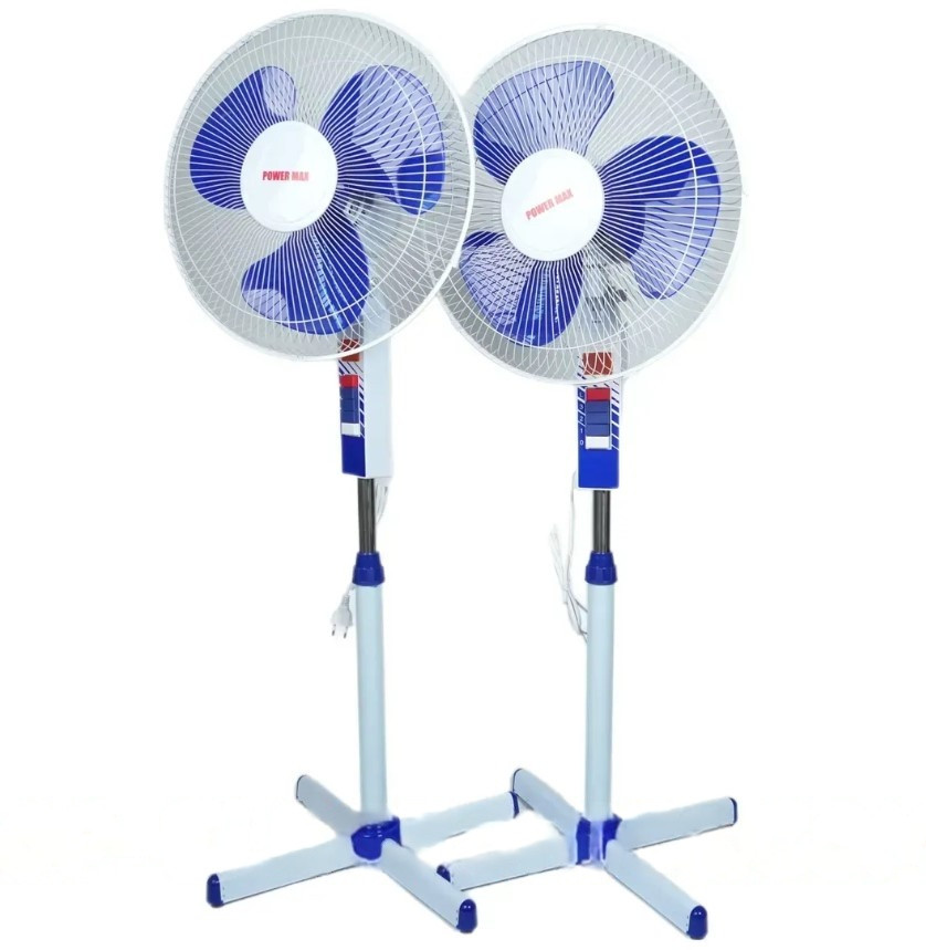 Набір вентиляторів FS40-5 підлогових осьових, 3 швидкості, 2 штуки в комплекті, Синій, фото 1