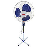 Набір вентиляторів FS40-5 підлогових осьових, 3 швидкості, 2 штуки в комплекті, Синій, фото 2