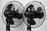 Набір вентиляторів FS40-5 підлогових осьових, 3 швидкості, 2 штуки в комплекті, чорний, фото 3