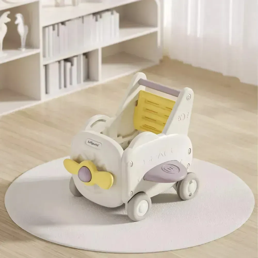 Дитячий візок 4-в-1 Lumpurini Rigoberto для катання з регулюванням швидкості та шнурком, органайзер, фото 1