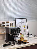 Кавомашина 3в1 3000 Вт, 20 Бар, сенсорна, з автоматичним капучинатором, для меленої кави, капсул і Pod, фото 2
