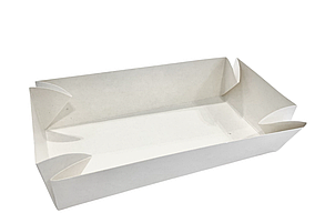 142701 Коробка для суші 200*100*50мм біла дно 100 шт/пак 1000 ящ