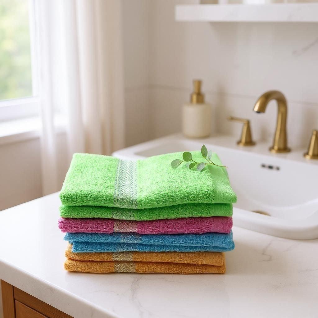 Набір (3 шт) махрових банних рушників "Полосочка" | 50х100 см, фото 1