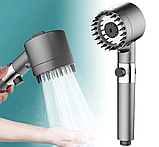 Комфортна лійка для душу Душова лійка для душу з режимами Насадка для душової системи Економ лійка для душу, фото 5