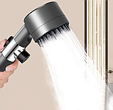 Комфортна лійка для душу Душова лійка для душу з режимами Насадка для душової системи Економ лійка для душу, фото 8