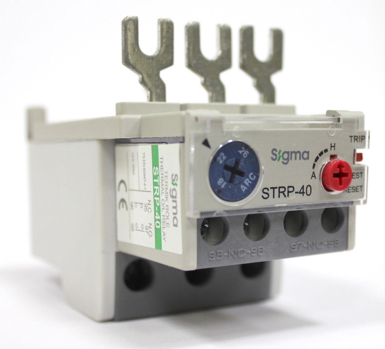 Теплове реле для контактора, пускача, теплушка на 26 А, діапазон 18-26