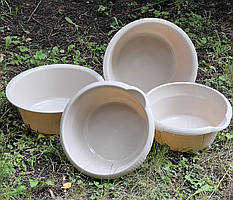 Набір мисок 4 штуки: 10 л. - 2 шт., 14 л. - 2 шт.