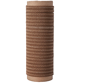 Гумка взуттєва зі шкірозамінника під пряжку колір темно бежевий