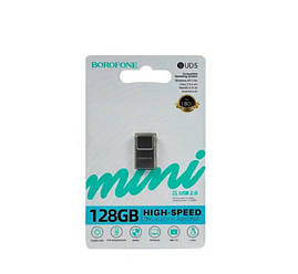 Флешка Borofone BUD5 128 GB, USB 2.0, сіра