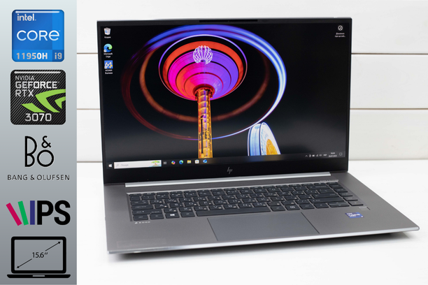 Ігровий ноутбук HP ZBook Studio 15 G8 | i9-11950H | 32GB RAM | 1TB SSD | RTX 3070 | FHD 15.6” Б/В