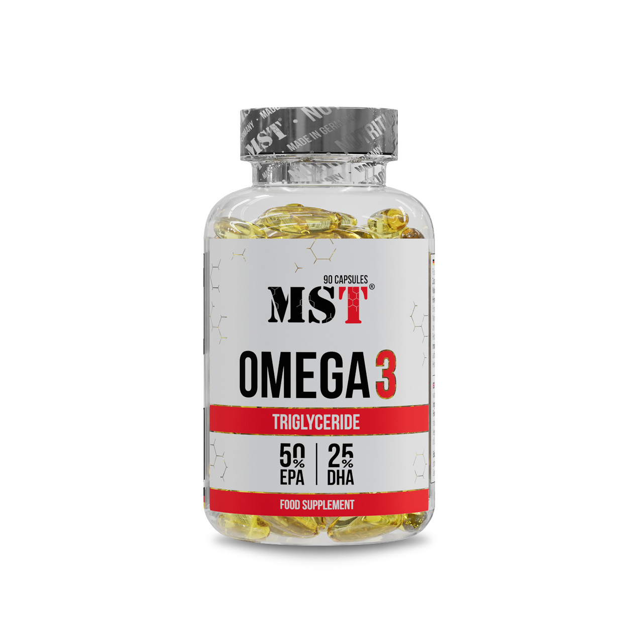 MST Omega 3 Triglyceride 75%, 90 капсул, фото 1