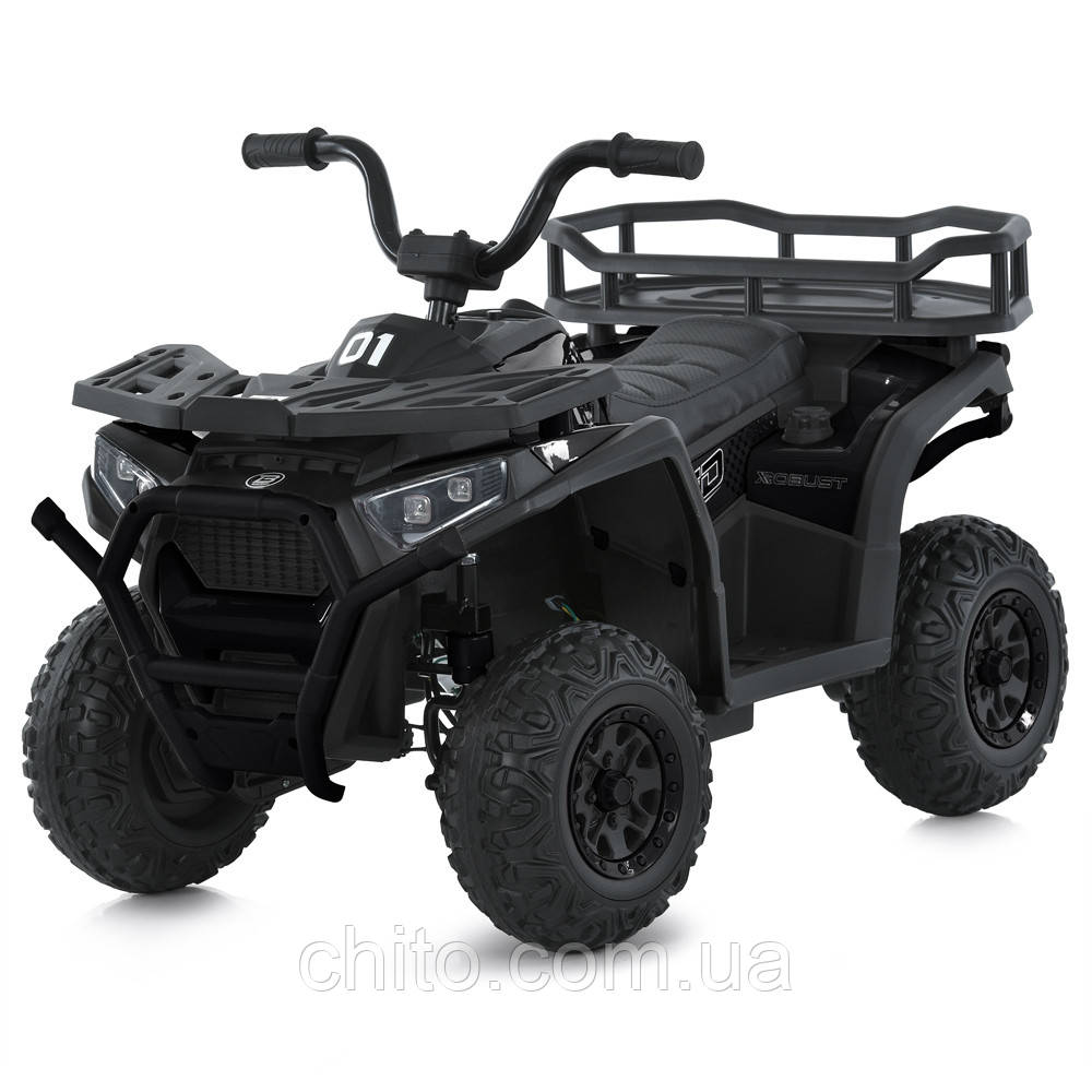 Дитячий квадроцикл «Bambi» M 6127EBLR-2(24V) Чорний, фото 1