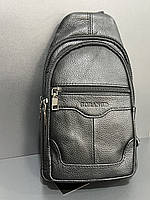 Чоловіча шкіряна сумка бананка-слінг (гуртом/роздріб)