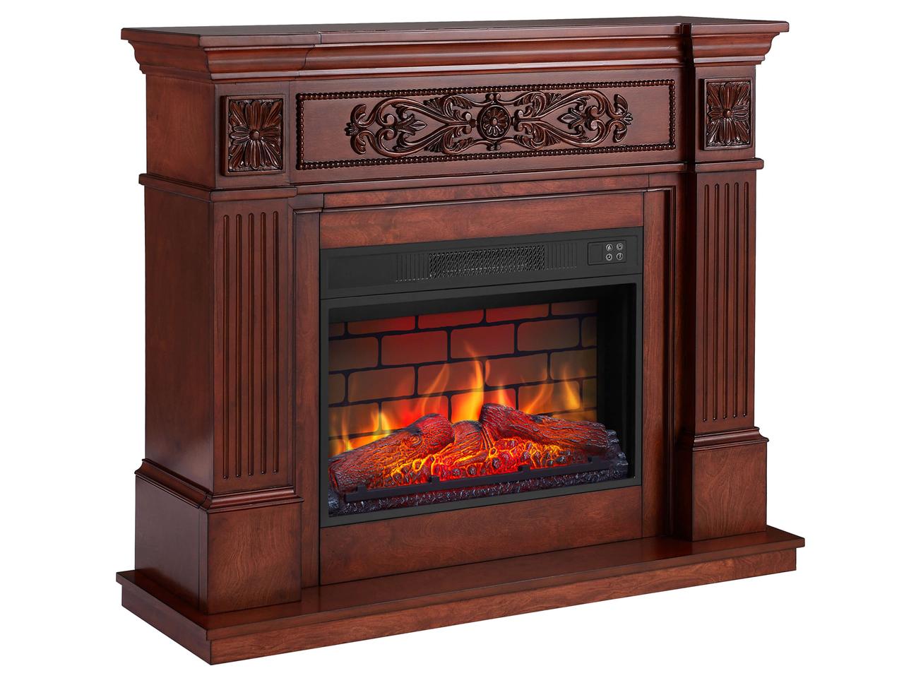 Камінокомплект ArtiFlame Toscana AF23BS дуб з обігрівом і звуком горіння вогню, фото 1