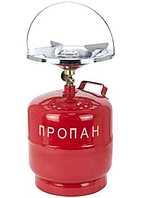 Газовий балон з пальником туристичний кемпінговий 8 л