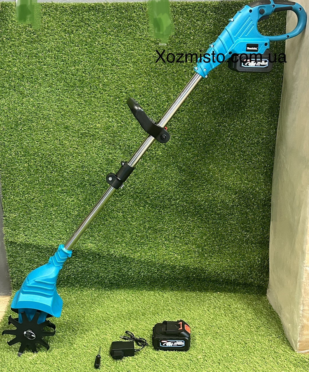 Акумуляторний культиватор Makita MK-1055 48V6AP (в комплекті 2 АКБ та ЗП), фото 1