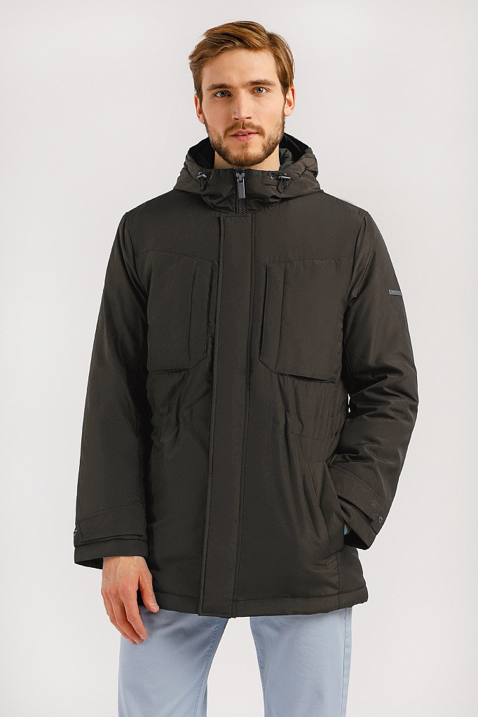 Демісезонна чоловіча куртка Finn Flare B20-21003-601 коричнева L, фото 1