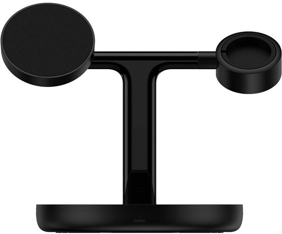 БЗП Baseus Swan 3in1 Magnetic Wireless Charger 20W (WXTE000101) black, фото 1