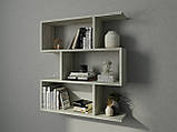 Полиця навісна на стіну MebelProff Trend 16, книжкова полиця, декоративна полиця в кімнату, будинок., фото 6