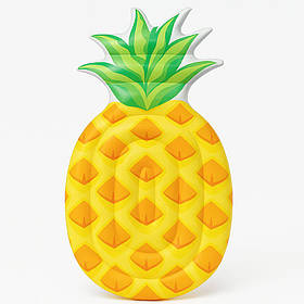 Пляжний надувний матрац Intex 58761 «Ананас» 216×124 см — яскравий матрац для плавання, 1,5-місний, арт. 58761