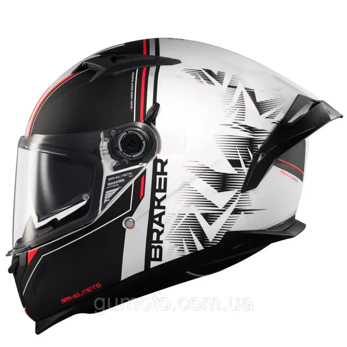 Мотошлем MT BRAKER SV CHARM A1 Matt