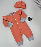 Теплий комплект одягу для дівчинки (трьохнитка з начісом), фото 8