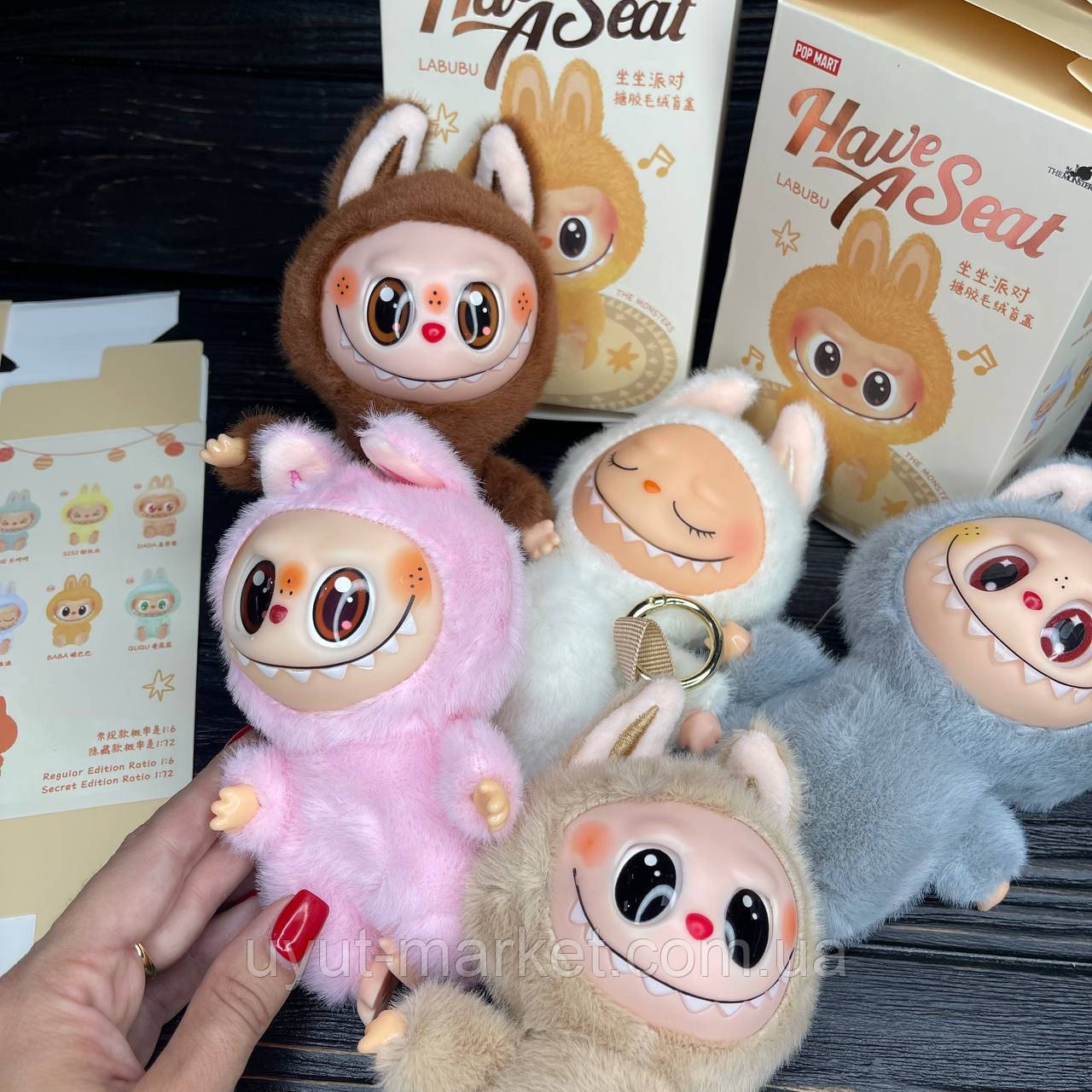 Брелок-іграшка Labubu 2 сезон POP MART / Сюрприз коробка Лабуба(ЛАБУДА) 2 серія, фото 1