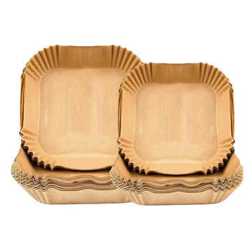 Набір квадратних форм пергаментних для аерогрилю і мультипечі 16 х 4.5 см - 20 х 4.5 см по 50 шт SAM-11120