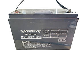 Viper 6-FM-100, Гелевий Мотоакумулятор 12 В 100 А·г для Резервного Живлення