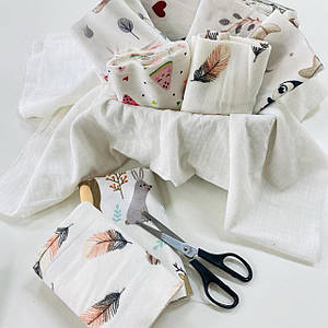 Лоскутки мікс (фланель) на вагу No5