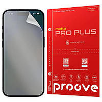 Удароміцна 3D-плівка Proove Hydrogel PRO PLUS Matt для iPhone 16 PRO MAX, матова, повний захист екрану