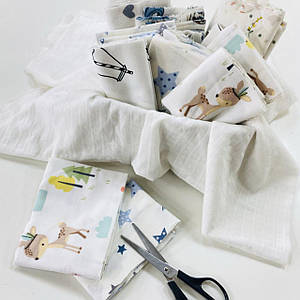 Лоскутки мікс (фланель) на вагу No2