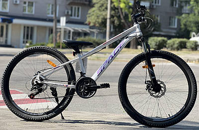 Велосипед гірський спортивний 26" ST Space Saturn DD 13 рама на зріст 130-145 см біло-бузковий