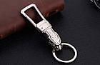 Брелок-карабін для ключів Honest Jaguar Chromium. Брелок атомобильний на ключі Ягуар Хром, фото 8