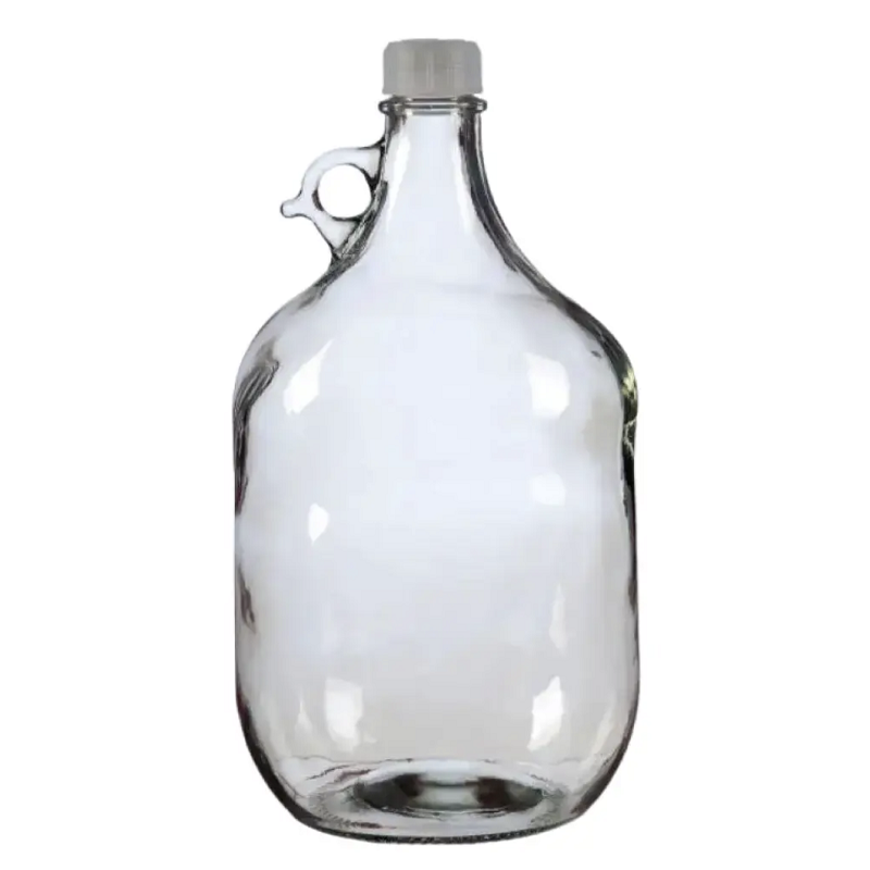 Пляшка пляшка скляна 5 л, з пробкою, 1/4