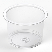 Коробка пластикова 500 мл IT-1500 (В/Р 11,5 см, З/Р 11,5 см, Висота 7,6 см), 1/900