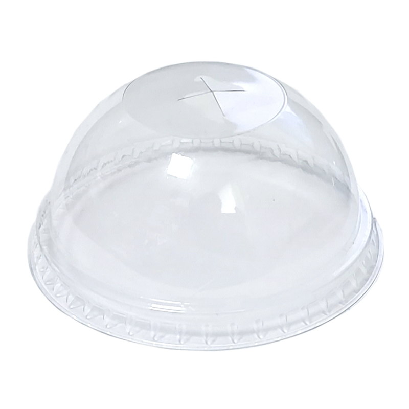 Кришка для склянки купольного з отвором 92 мм ПЛАСТИКОВА 1/1000