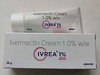 Крем івереа антипаразитарний Івреа Аджанта Фарма Ajanta Pharma Ivrea 30 г івермектин крем