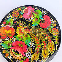 Тарілка 20 см у подарунковому пакуванні "Диво Птах", з авторським петриківським розписом, фото 2