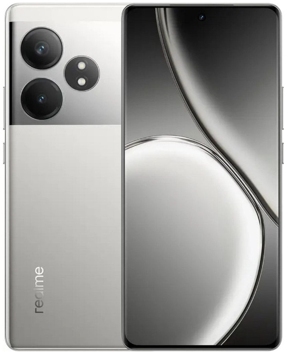 Смартфон Realme GT 6T (RMX3853) 12/256Gb Fluid Silver Global version