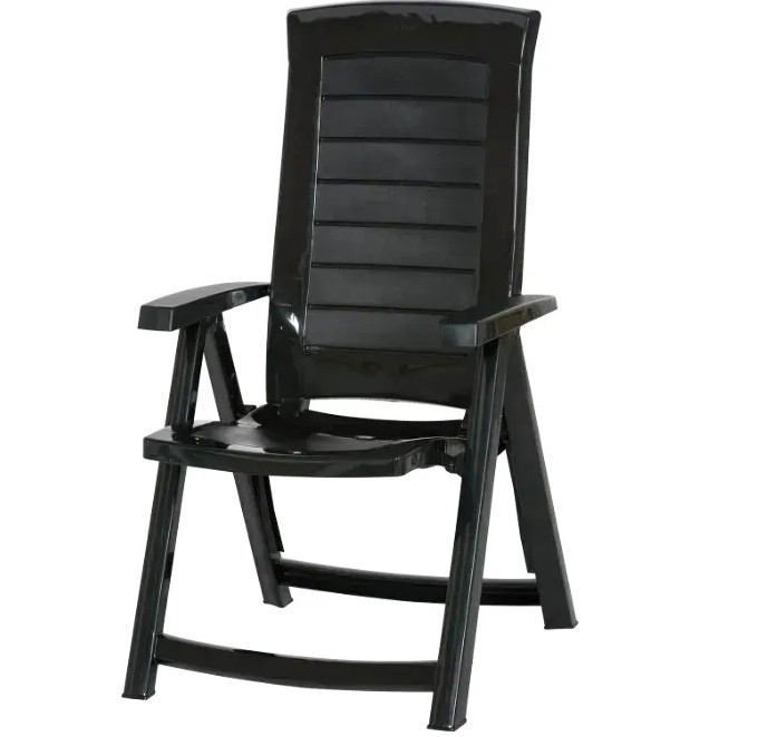 Стілець садовий пластиковий Keter Aruba, сірий