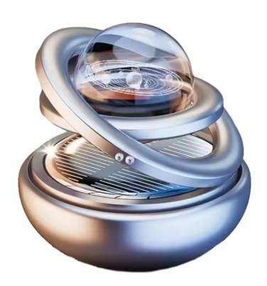 Автомобільний освіжувач повітря. Ароматизатор автомобільний, що крутиться на сонячній енергії. Пахучка вонючка, фото 1