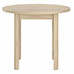 Круглий стіл на кухню Adam 80 см дуб кремона торро на чотирьох ніжках в еко стилі, фото 5